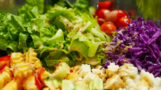 Cách làm salad rau trộn sốt mè rang giảm cân