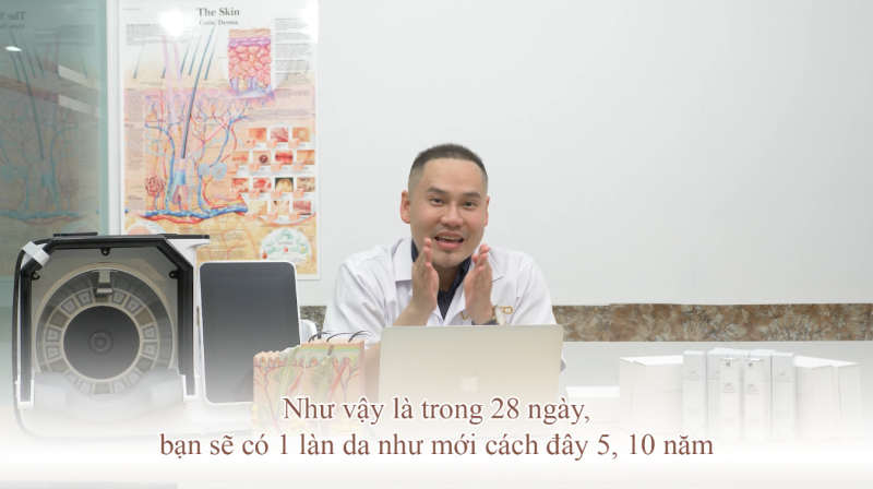 Bác sĩ Hoàng Thiên Minh Trị đánh giá về Siêu phẩm 28 ngày trẻ hóa da tại nhà Venuko