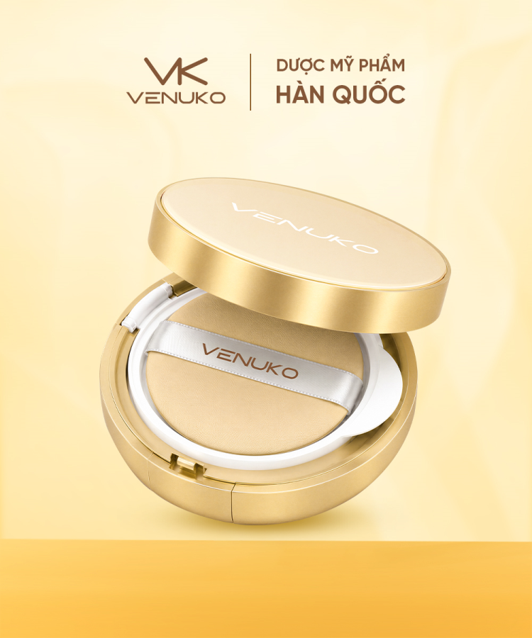 Phấn Nước Trang Điểm Dưỡng Da Venuko Derma Glow Cushion 