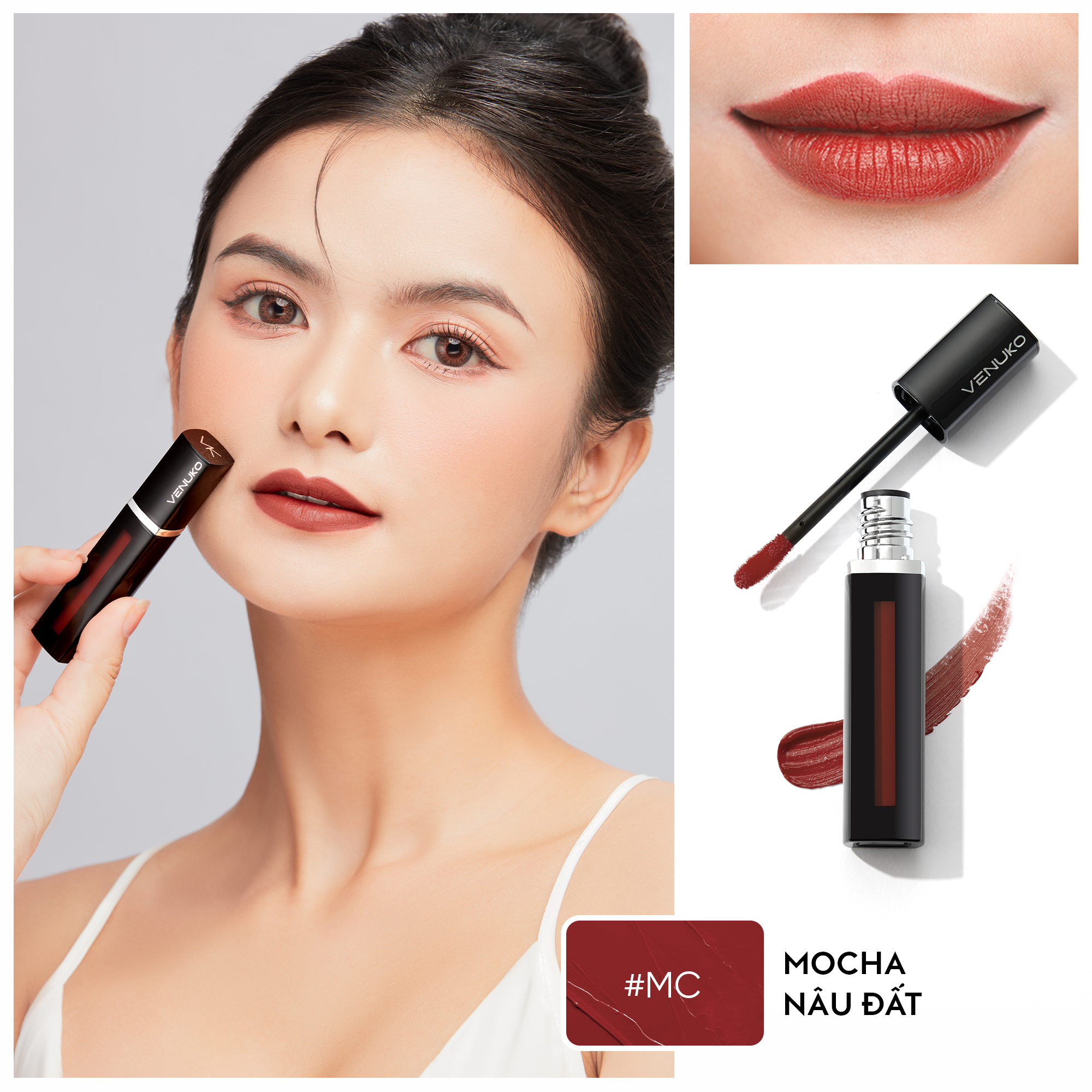 VENUKO TINT - MOCHA - NÂU ĐẤT