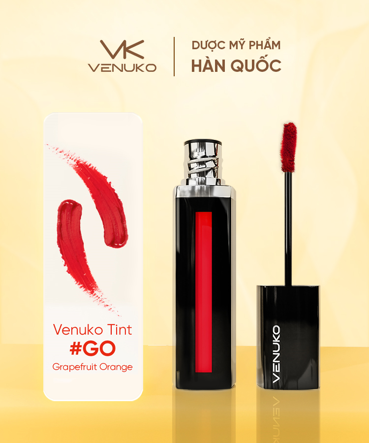 VENUKO TINT - GRAPEFRUIT ORANGE - ĐỎ NHUNG