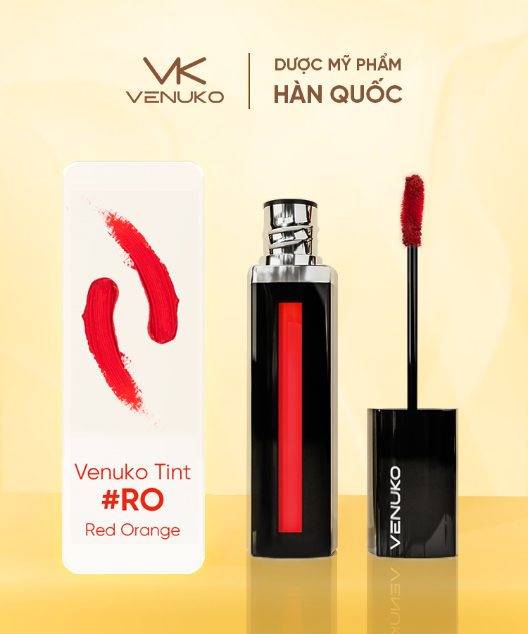 VENUKO TINT - RED ORANGE - ĐỎ CAM